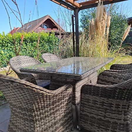 Seezeit, Ferienhaus Bis Zu 6 Personen, 500 Meter Zum Wasser, Mit Garten Hüde Exteriör bild